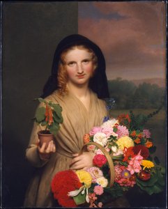 Blomsterpigen af Charles Cromwell Ingham