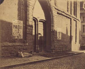 [Døråbning til Predikheevenkerk, Gent, Belgien], ca. 1858. af Charles D