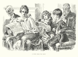 En historie fra fronten (litografi) af Charles Dana Gibson