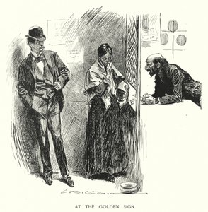 Ved det gyldne tegn (litho) af Charles Dana Gibson