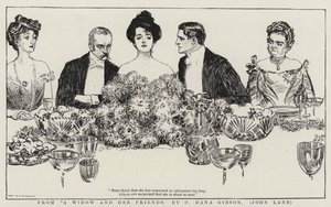Fra en enke og hendes venner af Charles Dana Gibson