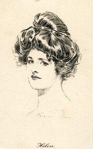 Helen, en Gibson-pige, ca. 1900