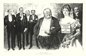 Hans eneste barn (litho) af Charles Dana Gibson