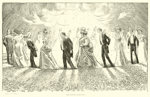 Illustration til Den sociale stige af Charles Dana Gibson