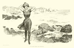 Illustration til Den sociale stige af Charles Dana Gibson