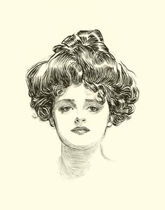 Illustration til Den sociale stige af Charles Dana Gibson
