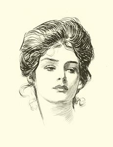 Illustration til Den sociale stige af Charles Dana Gibson