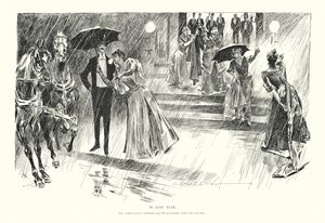 I skudår (litografi) af Charles Dana Gibson