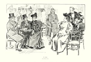I Paris (litografi) af Charles Dana Gibson