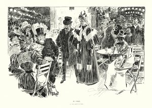 I Paris (litografi) af Charles Dana Gibson