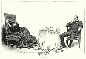 Kærlighed vil dø (litho) af Charles Dana Gibson
