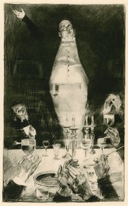 Hr. Pickwick holder sin berømte tale af Charles Dana Gibson