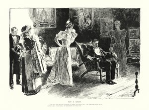Ikke et spøgelse (litografi) af Charles Dana Gibson