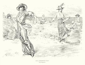 Vores uudforskede kyst, meget farlig (litografi) af Charles Dana Gibson