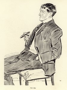 Phil May, portræt af Charles Dana Gibson