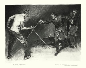 Rudolph Rassendyll, Rupert af Hentzau (litografi) af Charles Dana Gibson