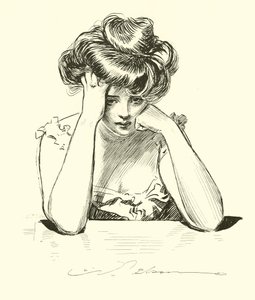 Hun beslutter sig for at dø på trods af Dr. Bottles af Charles Dana Gibson