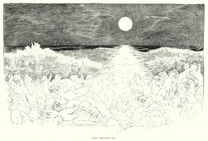 Det rastløse hav (litho) af Charles Dana Gibson