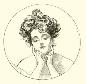 Den smukke enke af Charles Dana Gibson