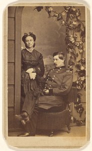 [General George Brinton McClellan og hans kone]