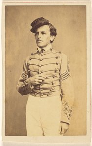 [Uidentificeret borgerkrigssoldat med kasket, i næsten napoleonsk positur].