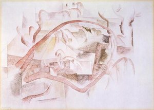 Bermuda - Tagterrasser af Charles Demuth