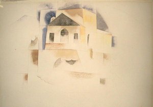 Bermuda House (akvarel på papir) af Charles Demuth