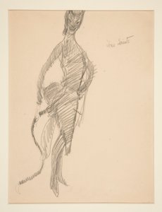 Kostume tegning: Devil As Lady af Charles Demuth