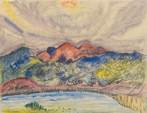 Tidligt landskab, 1914 af Charles Demuth