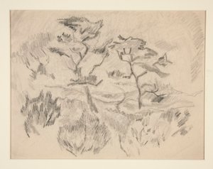 Landskab (Bermuda eller Provincetown?) af Charles Demuth