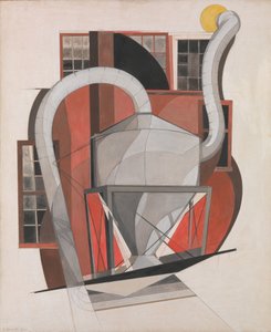 Maskiner, 1920 (gouache og grafit på pap)