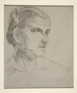 Portræt af Augusta B. Demuth [kunstneren af Charles Demuth