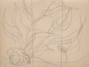 Skitsebog: 36 sider i alt, indeholdende 28 skitser (inklusive studier for Demuth af Charles Demuth