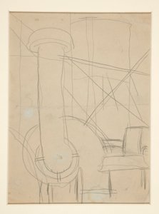 Studie til Pacquebot af Charles Demuth