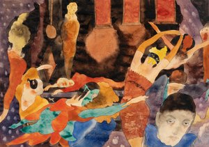 Den røde døds maske af Charles Demuth