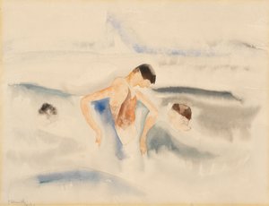 Tre figurer i vand af Charles Demuth