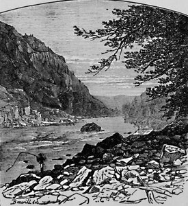 The Lower Cañon, 1883 af Charles E. H. Bonwill