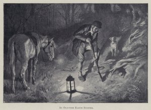 En gammeldags jordprop (litho)