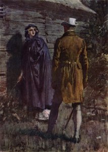 Illustration til The Amateur Gentleman af Jeffery Farnol (farve litho)