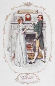 Mens de hastigt vendte sig om - illustration fra 