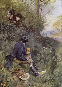 Illustration til The Broad Highway a Romance of Kent af Charles Edmund Brock
