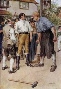 Illustration til The Broad Highway a Romance of Kent af Charles Edmund Brock