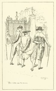 Illustration til The Essays of Elia af Charles Lamb (gravering) af Charles Edmund Brock