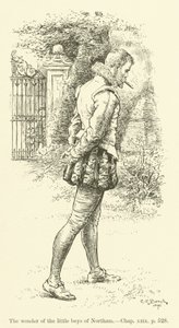 Illustration til Westward Ho! af Charles Kingsley (gravering) af Charles Edmund Brock