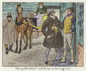 Illustration til Pickwick Papers af Charles Edmund Brock