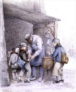 Kastanjesælgeren af Charles Edouard Frere