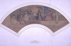 Forberedelser til et kostumebal af Charles Edward Conder