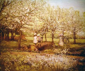 The Orchard (olie på lærred) af Charles Edward Conder
