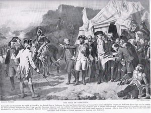 The Siege of Yorktown, illustration fra 