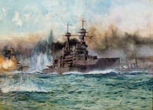 H.M.S Vanguard ved Jyllandsslaget, 1924